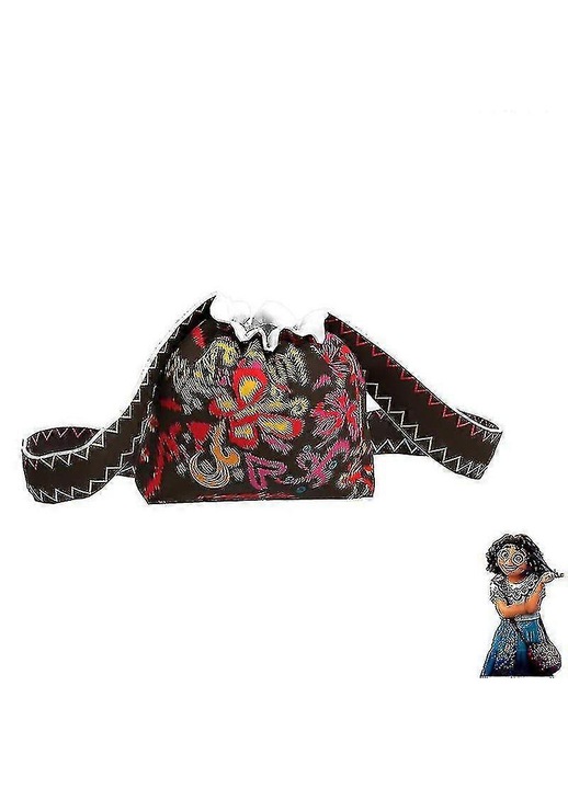 Encanto, Mirabel ihlette hímzett poliészter crossbody táska/kézitáska, többszínű
