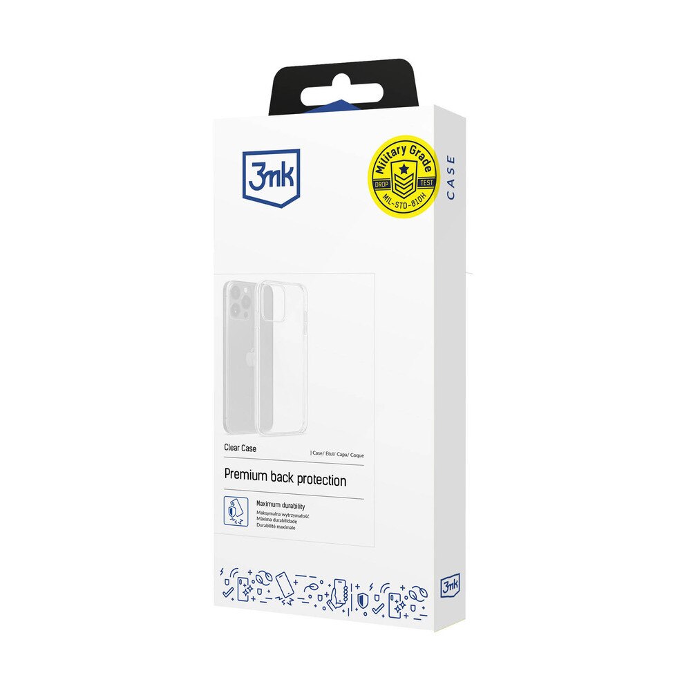 Carcasa 3mk Clear Case compatibila cu Honor 600 5G, Transparent