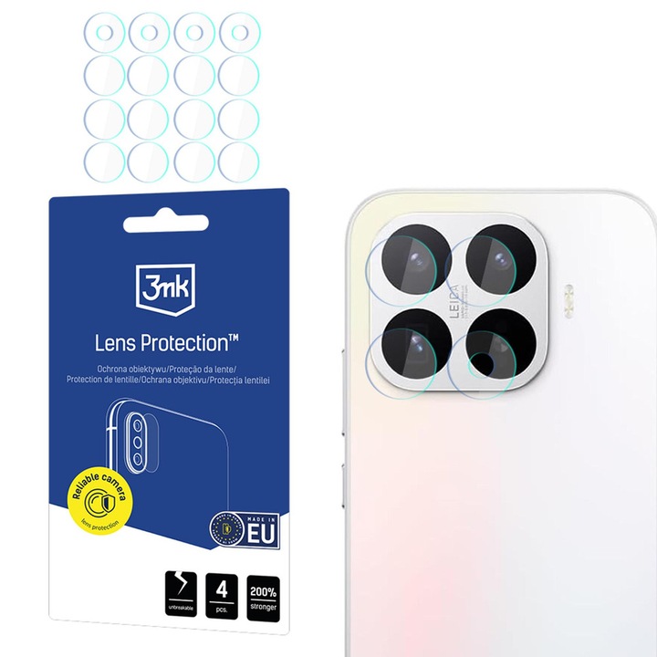 3mk Lens Protection edzett üvegfólia fényképezőgéphez, kompatibilis Xiaomi 17T, átlátszó