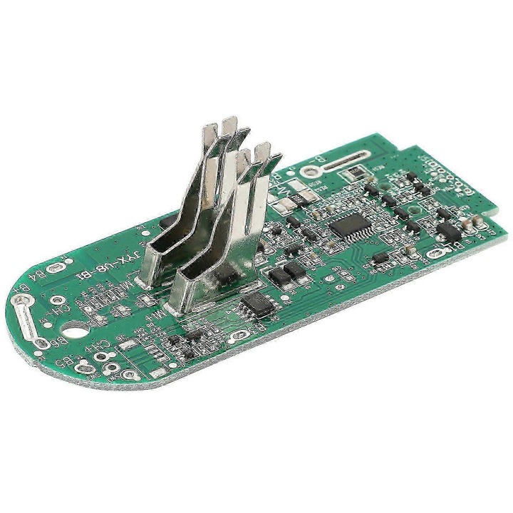 Placa protectie baterie PCB, modul protectie baterie pentru aspirator V8 21.6V, cu incarcare inteligenta si incarcare rapida, verde, 1 buc