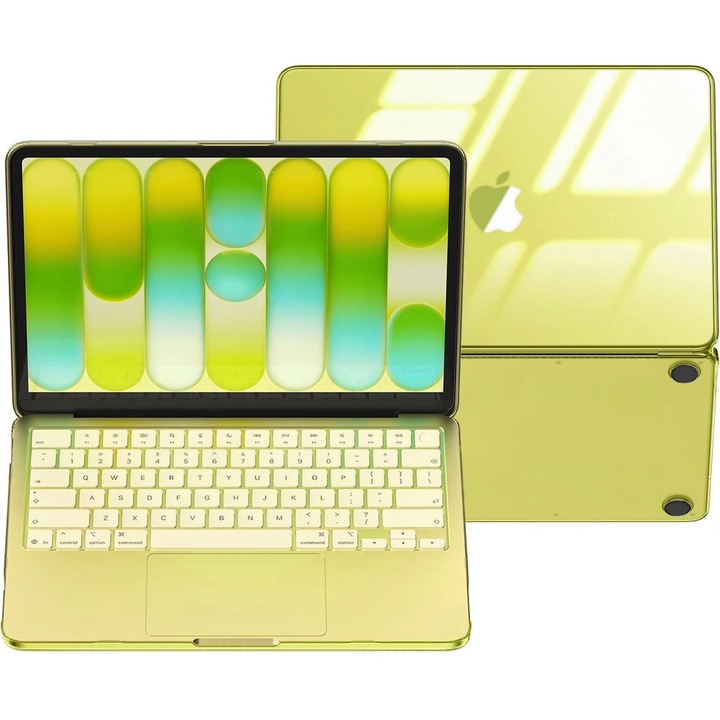 Husa hard case XGSM Pentru MacBook Neo 13 verde slim 13inch