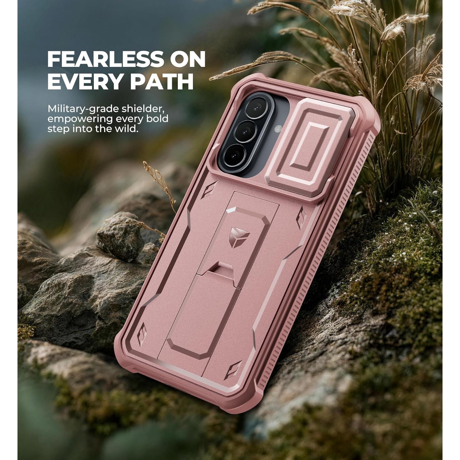Husa telefon Dexnor Full Body Pentru Samsung Galaxy A57 5G roz 360° protectie