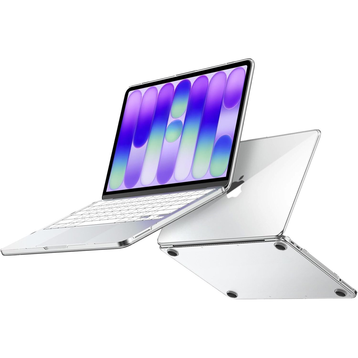 Carcasa/etui XGSM Pentru MacBook Neo 13 A3404, hard case, protectie impotriva zgarieturilor si socurilor, colturi intarite, transparent, 1 buc