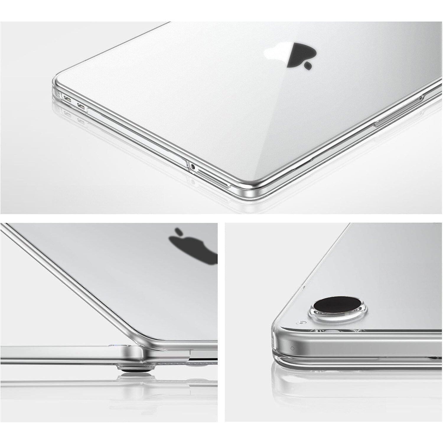 Carcasa/etui XGSM Pentru MacBook Neo 13 A3404, hard case, protectie impotriva zgarieturilor si socurilor, colturi intarite, transparent, 1 buc