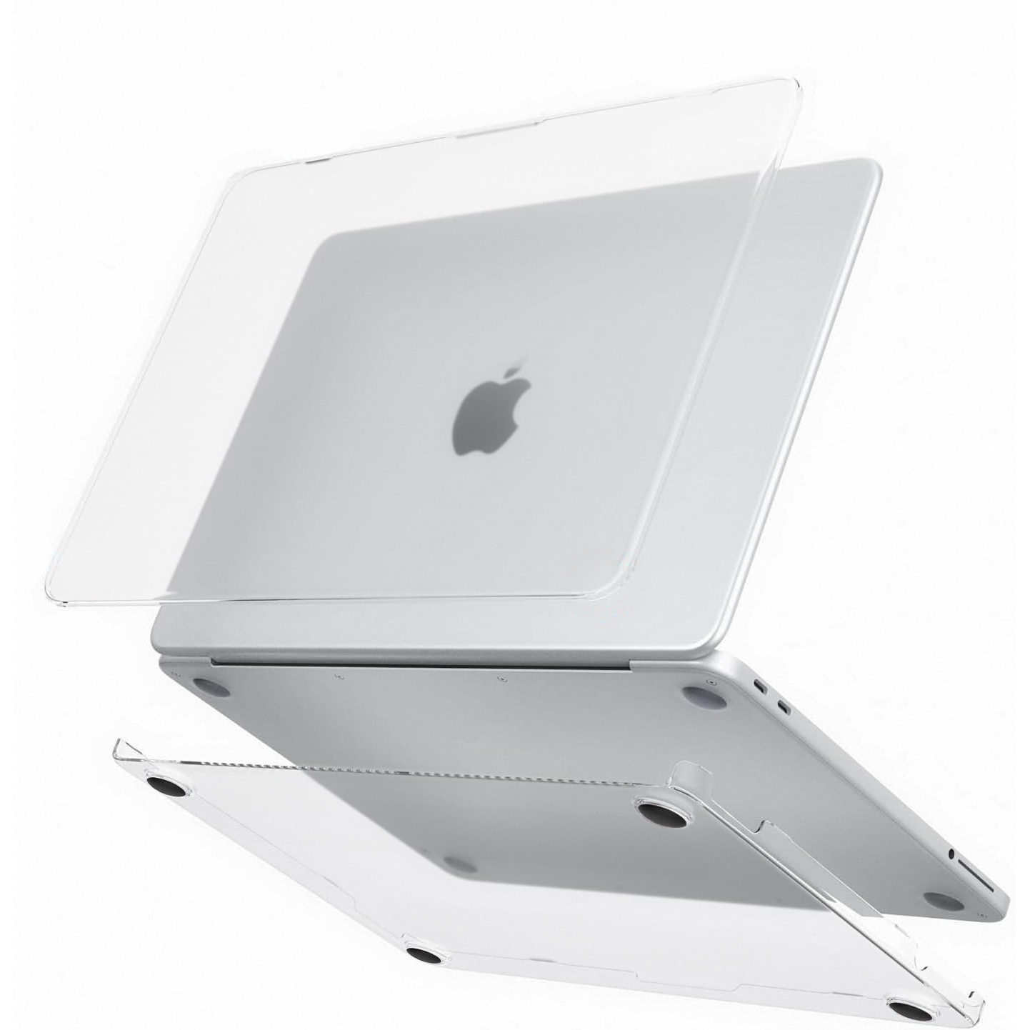 Carcasa/etui XGSM Pentru MacBook Neo 13 A3404, hard case, protectie impotriva zgarieturilor si socurilor, colturi intarite, transparent, 1 buc