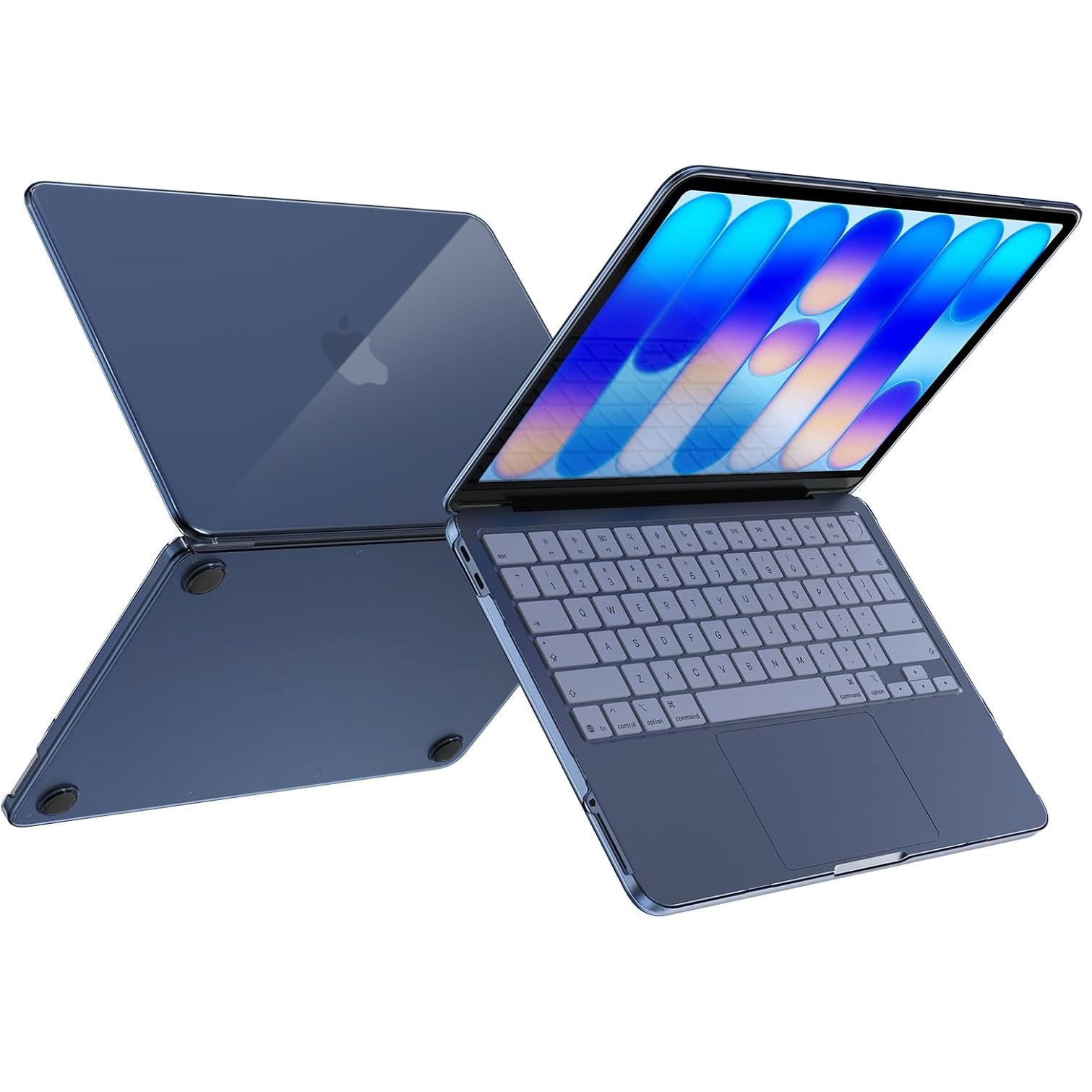 Husa hard case XGSM Pentru MacBook Neo 13 albastru slim 13inch