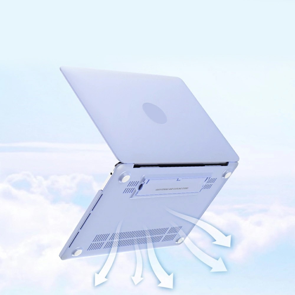 Husa Hard Case XGSM Pentru MacBook Neo 13, suport pliabil, violet