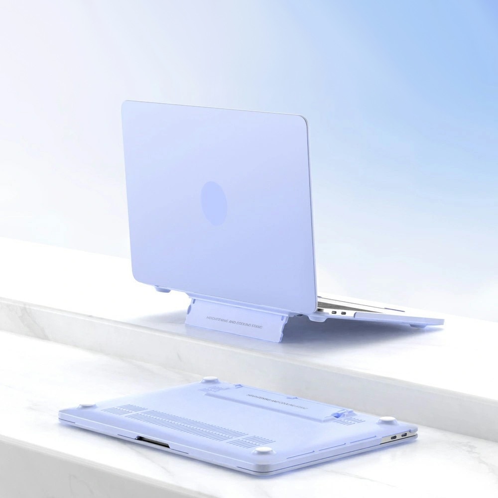 Husa Hard Case XGSM Pentru MacBook Neo 13, suport pliabil, violet