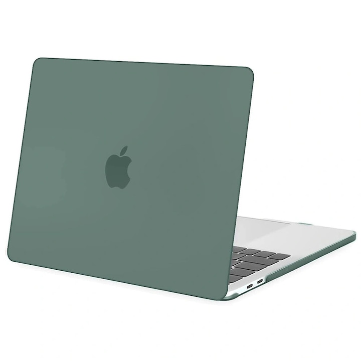Carcasa/husa XGSM pentru MacBook Neo 13 A3404, rigida din PC, protectie la zgarieturi si socuri, verde, 1 buc