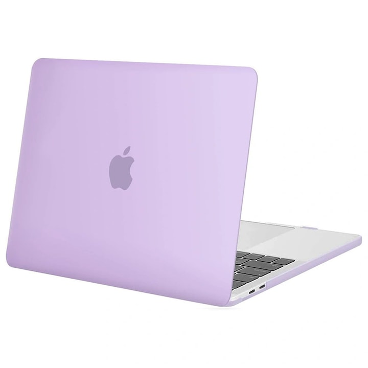 Husa/etui pentru MacBook Neo 13 XGSM A3404, carcasa rigida din PC, protectie impotriva zgarieturilor si socurilor, violet, 1 buc