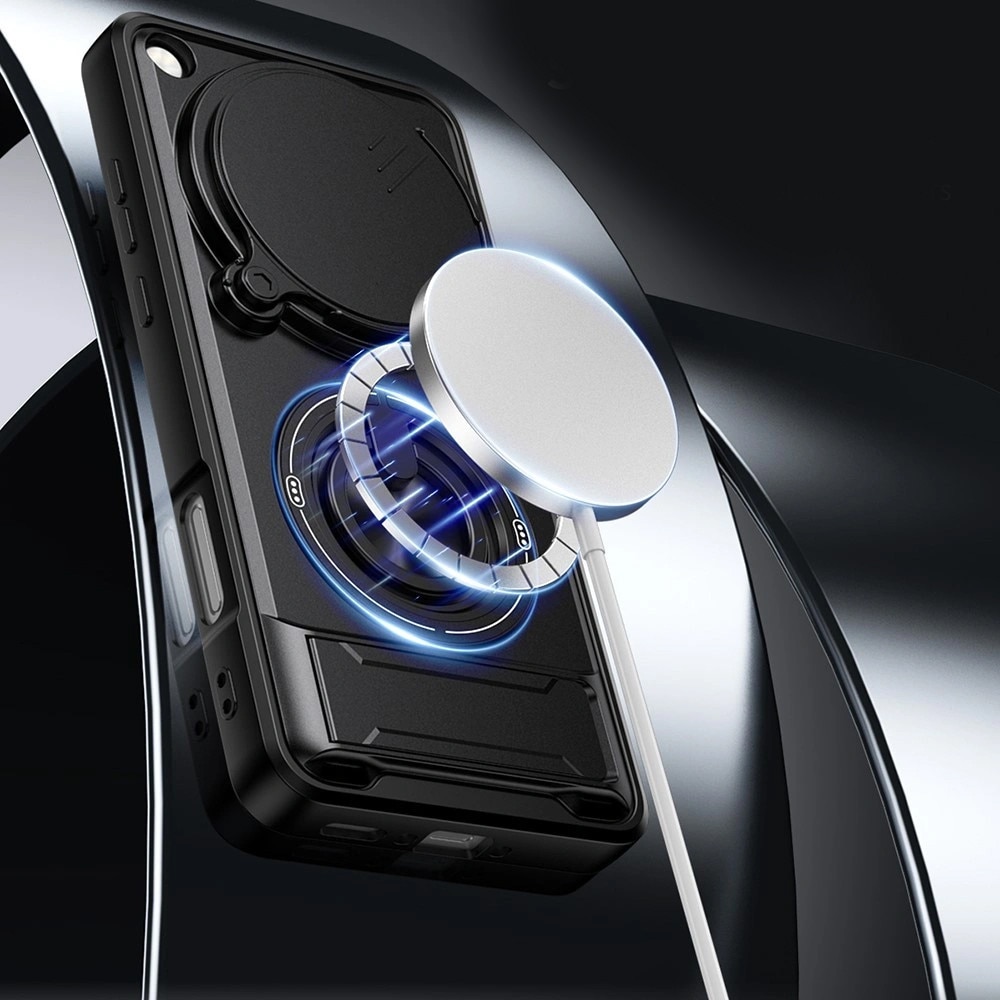 Husa telefon XGSM Oppo Find X9 Ultra, protectie dubla, negru, cu suport inelar si protectie camera