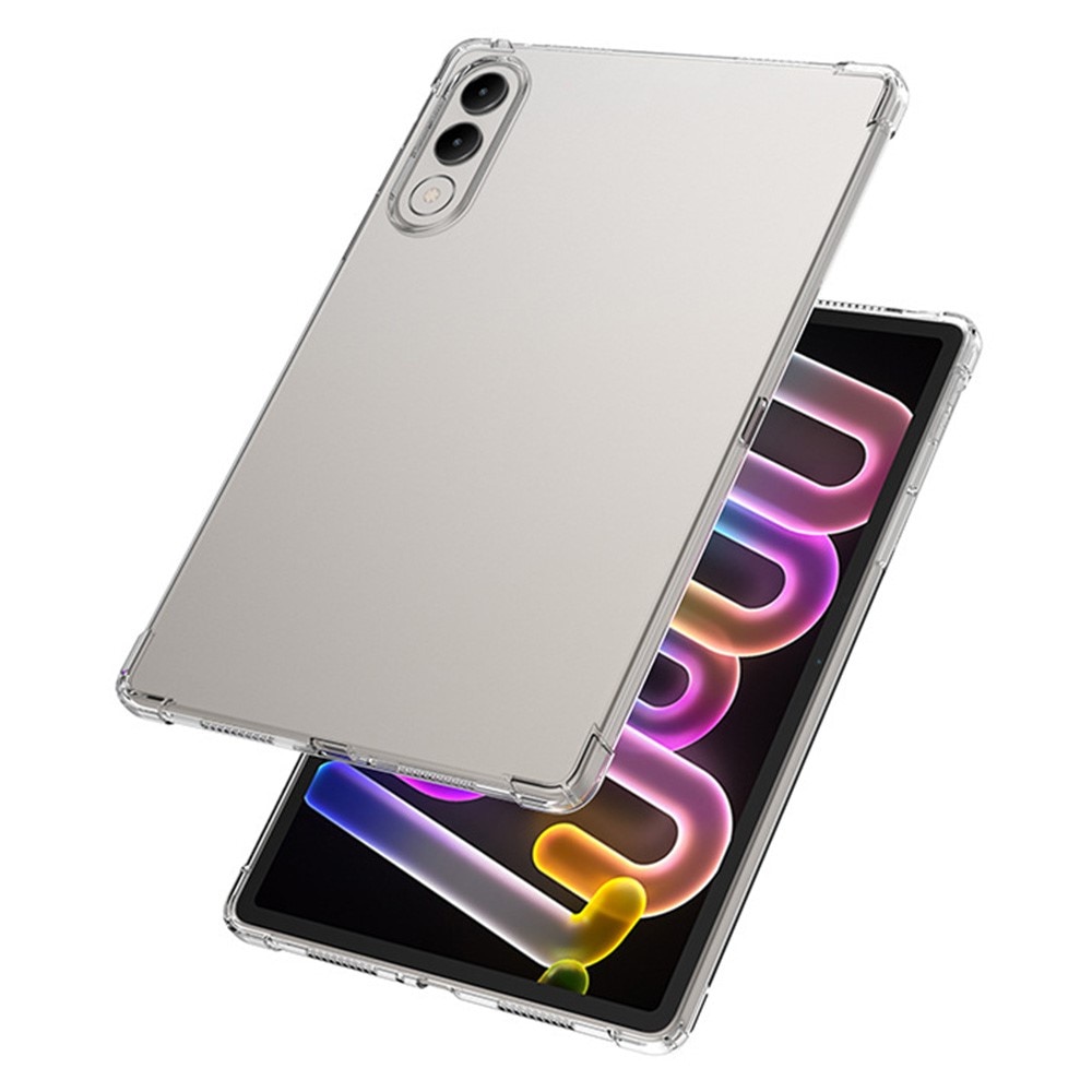 Husa/Etui XGSM Lenovo Yoga Tab 11.1, din TPU flexibil, colturi intarite pentru amortizare, rama ridicata pentru camera si protectie ecran, transparenta, 1 buc