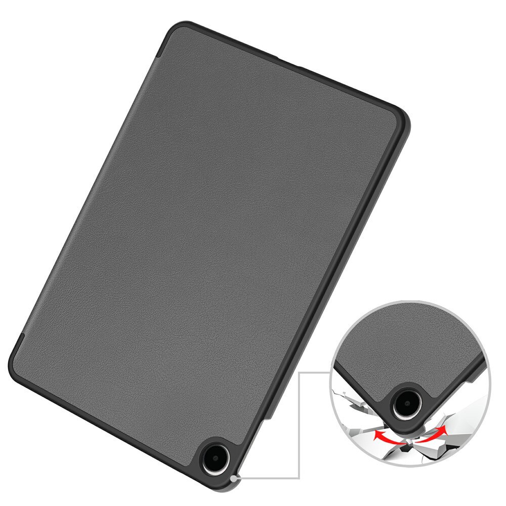 Husa cu clapeta XGSM pentru OnePlus Pad Go 2 Smartcase, din PU, PC si microfibra, functie suport pentru vizionare si scris, protectie ecran, spate si margini, gri, 1 buc