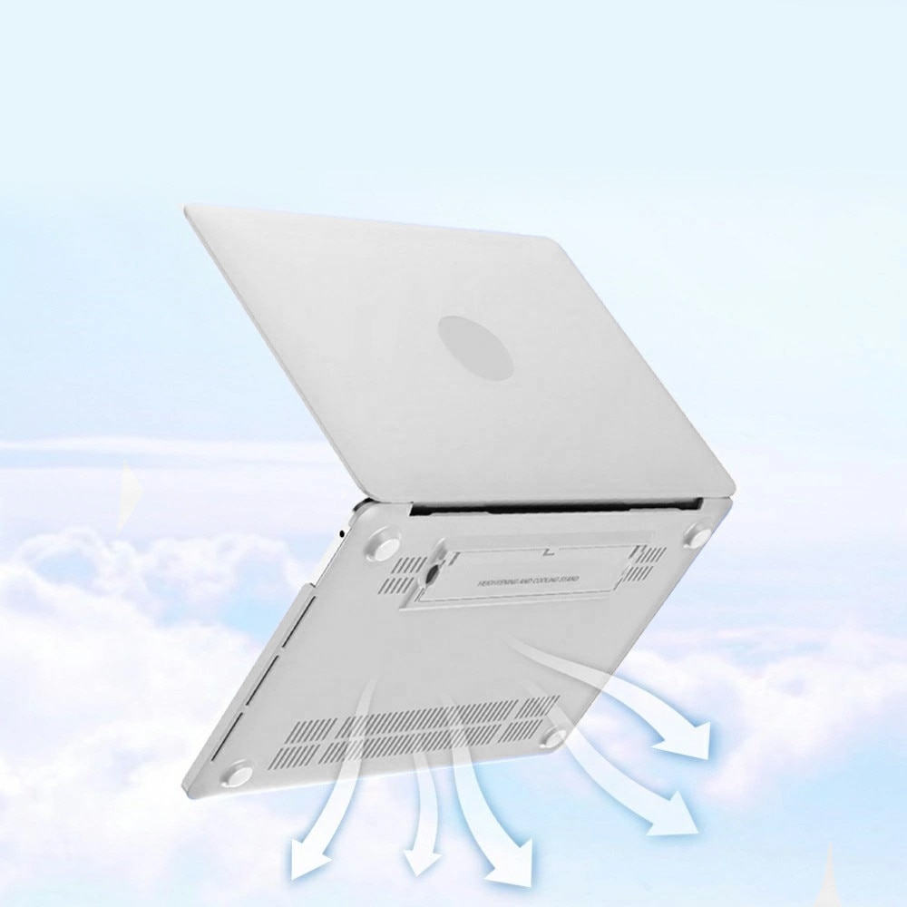 Husa/carcasa laptop XGSM Pentru MacBook Neo 13, hard case cu suport rabatabil incorporat, alb, 1 buc
