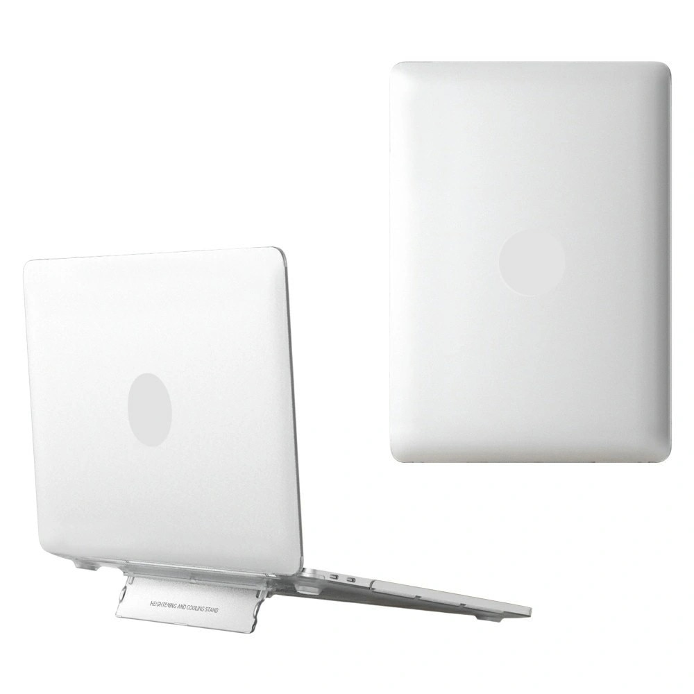 Husa/carcasa laptop XGSM Pentru MacBook Neo 13, hard case cu suport rabatabil incorporat, alb, 1 buc