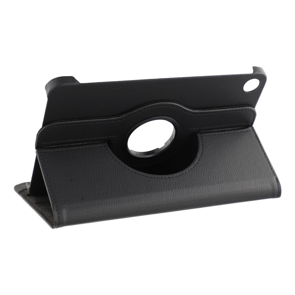 Husa etui XGSM pentru Xiaomi Redmi Pad 2 9.7, cu suport rotativ 360°, din PU si PC rigid cu textura liczi, negru