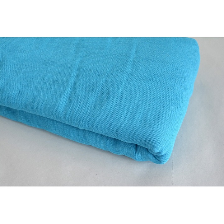 Material gaza, tifon simplu pentru decor la nunti si botez, turcoaz, 150x10 m