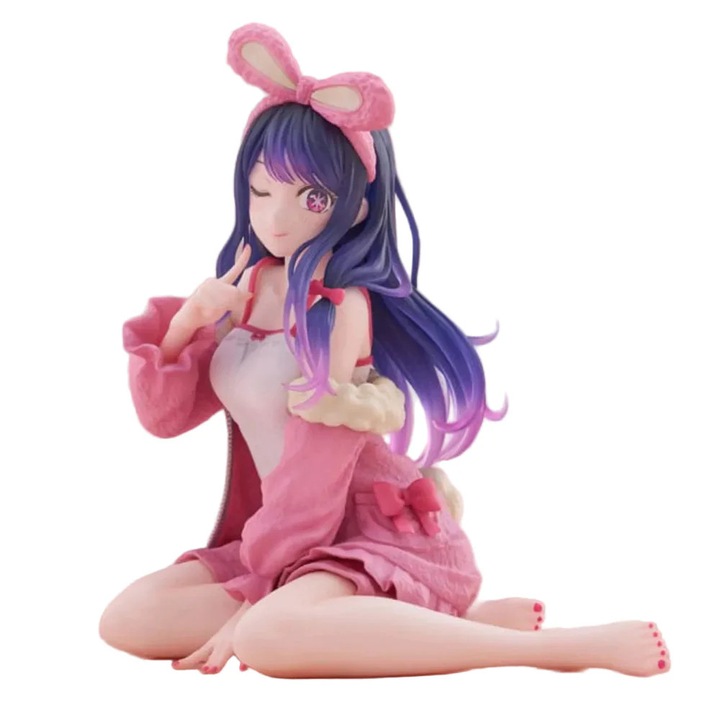 Figurina Oshi no Ko PVC Desktop Cute Figure - Ai (Rabbit Room Wear ver.) 13 cm