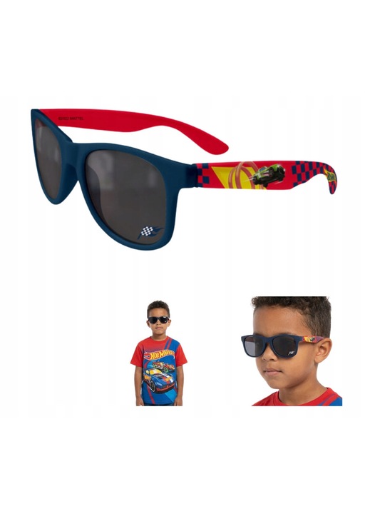 Ochelari de soare copii Kids Euroswan rosu-albastru