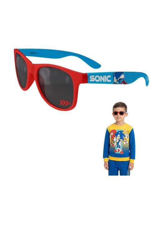 Ochelari de soare copii Kids Euroswan Sonic rosu copii UV
