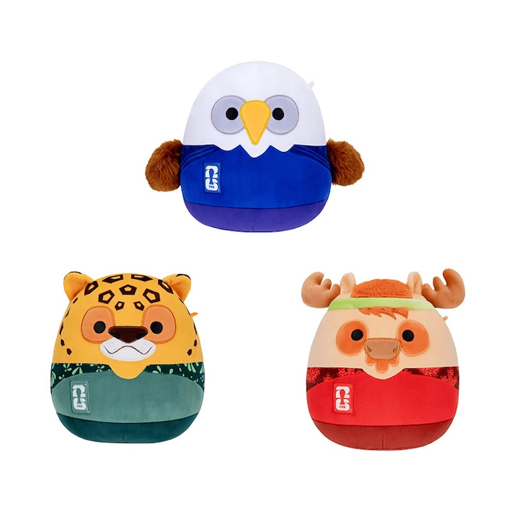 Set 3 mascote plus Cupa Mondiala 2026, multicolor, 20cm