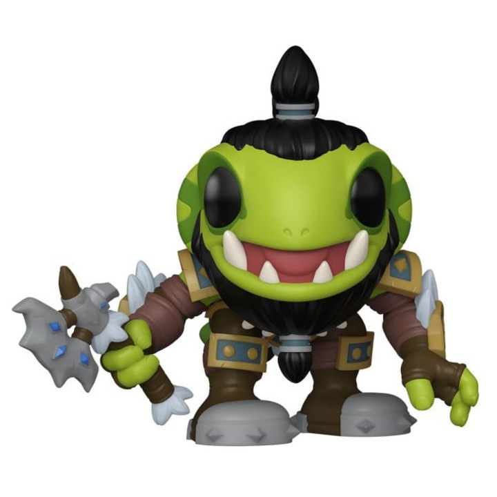 Figurina colectionabila FUNKO POP! Games Baby Murloc Thrall (Grommloc) Murloc Cosplay, vinil, licentiata World of Warcraft, Multicolor, 1 buc., 9 cm