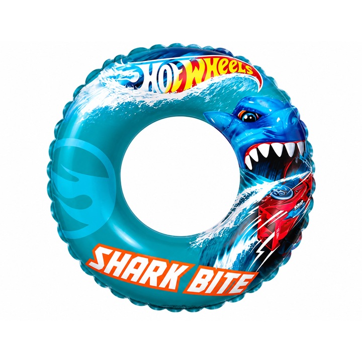 Hot Wheels Felfújható Cápa Úszógumi Ø51cm