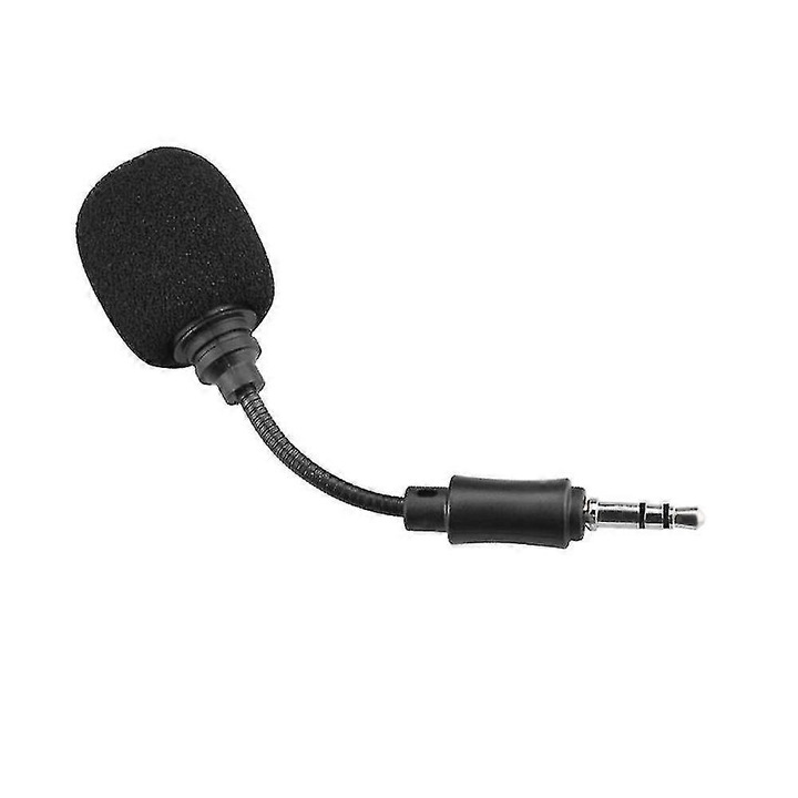 Mikrofon mini fém fekete 3.5mm 10cm kábel