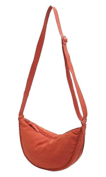 Nylon crossbody táska, 31x16cm, többszínű, könnyű, vízálló