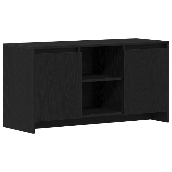 vidaXL TV szekrény Fekete tölgy 102 x 37, 5 x 52, 5 cm Faanyag 862707