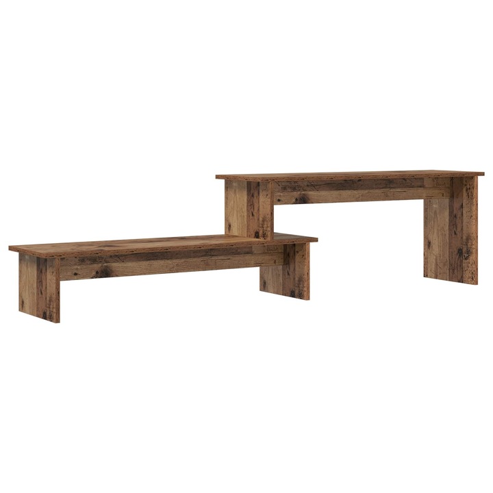 VidaXL TV szekrény garnitúra Öreg fa 180 x 30 x 43 cm Faanyag 875128
