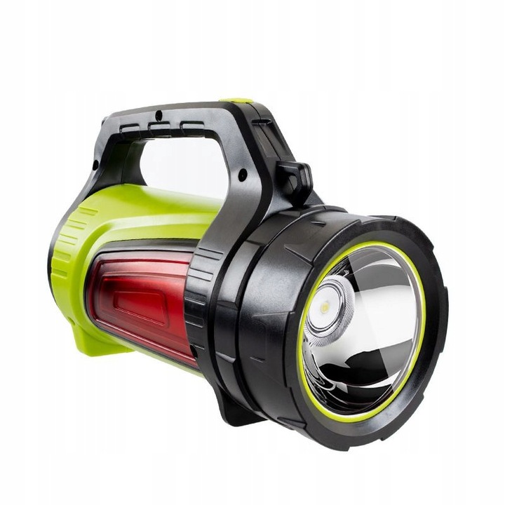 Lanterna multifunctionala, 1200 lumeni, USB, 3.7V 8000mAh, negru, 0.52kg