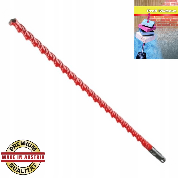 Burghiu universal Alpen MultiCut 6,5x450mm SDS-plus multifunctional