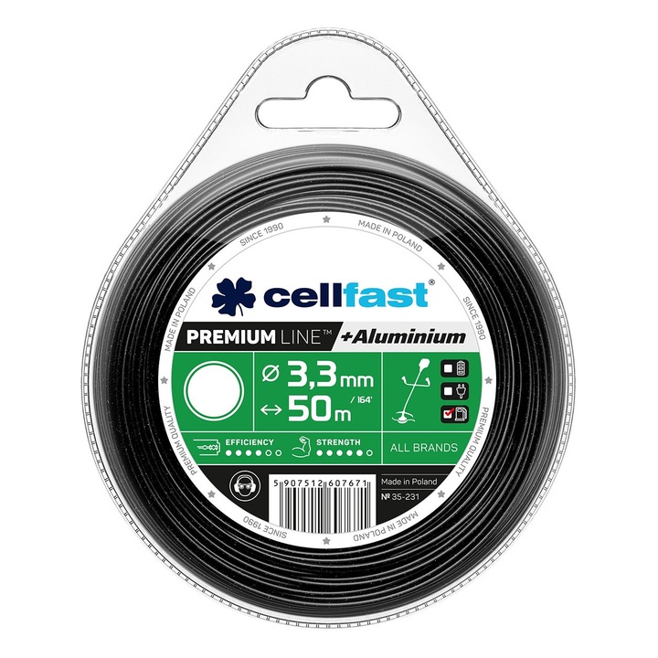 Cellfast Premium négyzet alakú vágószál 2,4mm 70m, bliszter