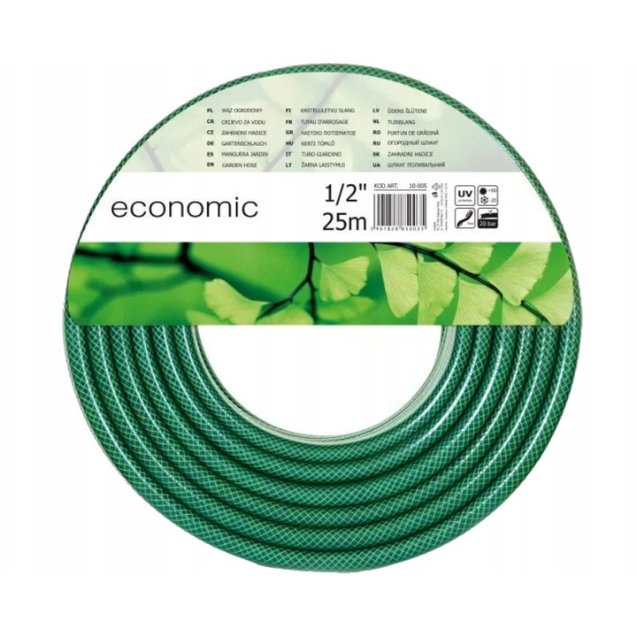 Cellfast Economic kerti tömlő 1/2", 25m, flexibilis, UV-álló