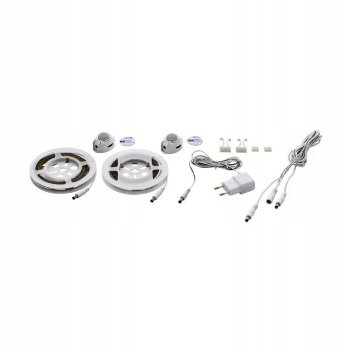 2 darabos szett, Eglo PIDIO 97029 LED szalag, 2 x 36x0,1W (összesen 72x0,1W), meleg fény 3300K, IP20, Fehér