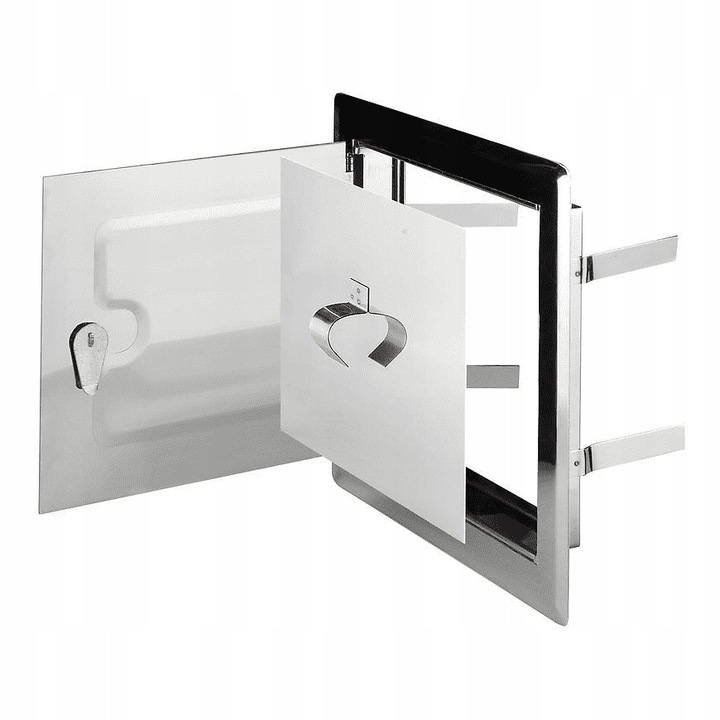 Usa de acces inox Awenta 15x25 cm argintiu