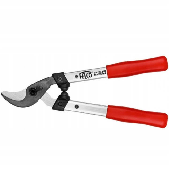 Kerti metszőolló, Felco 211-40, vágás 35 mm-ig, gumírozott ütéscsillapító markolat a kényelemért, Piros, 400 mm