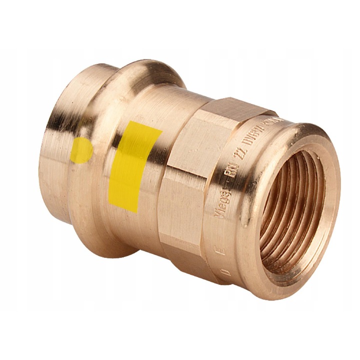 Пресова муфа Viega 1x22mm жълт газ