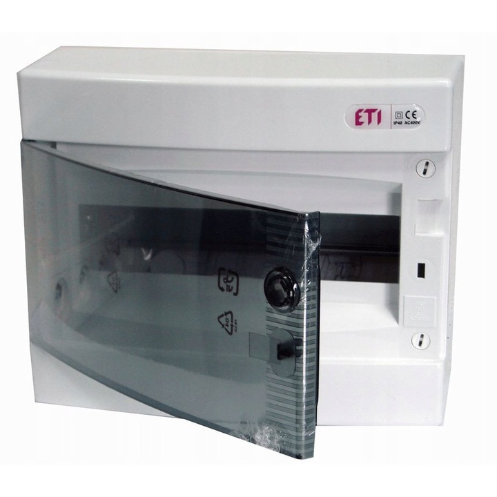 ETI Polam moduláris elosztótábla 1x12 fehér 287x236x112mm IP40