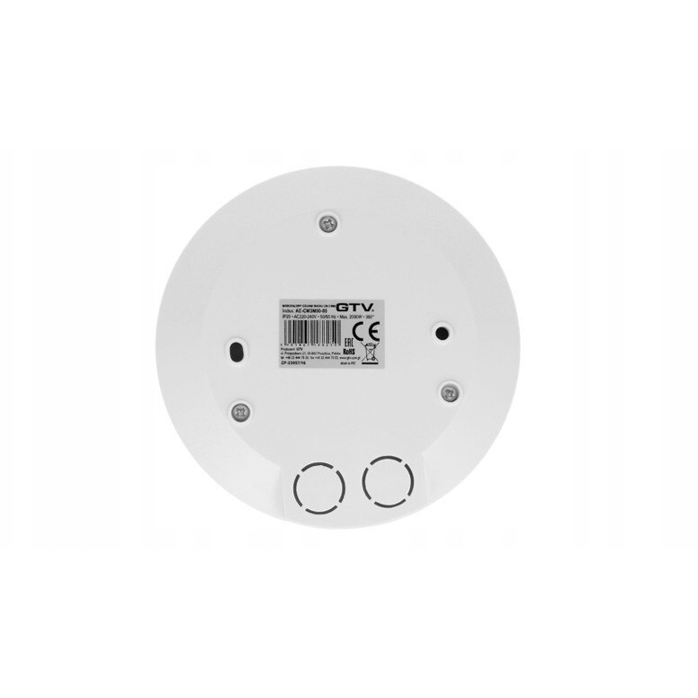 Senzor de miscare / detector cu microunde GTV CM-3, montaj pe plafon ...