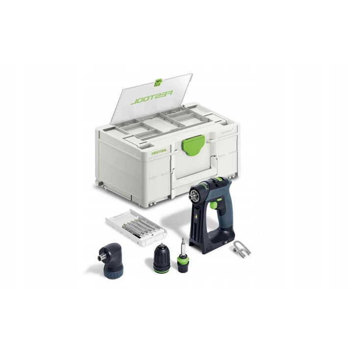 Bormasina cu acumulator Festool CXS 18 Basic set, compacta, 18V, 0.7kg