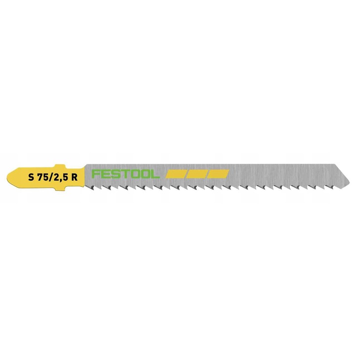 Brzeszczot pentru fierastrau pendular Festool WOOD FINE CUT S 75x2,5mm galben