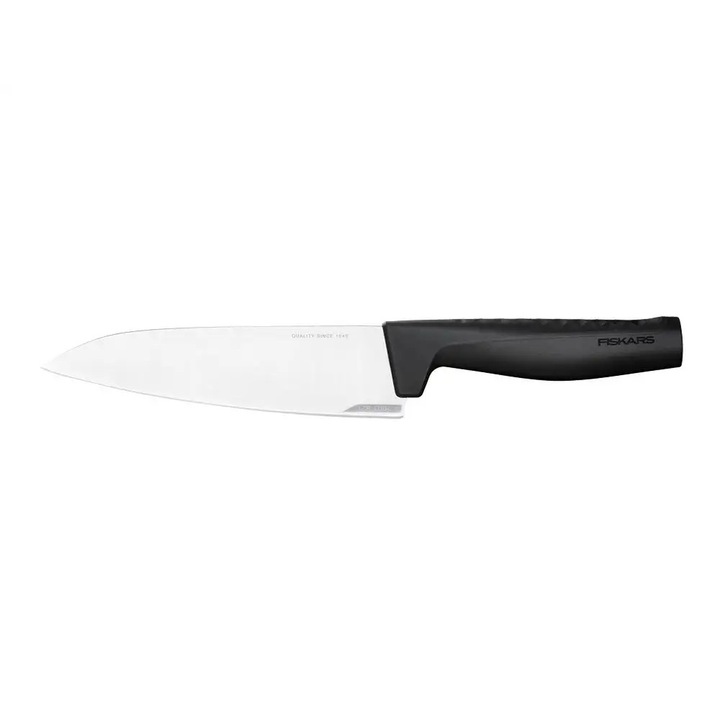 Konyhakés készlet, Santoku, filéző, kenyér, hús Fiskars, bambusz, 35cm