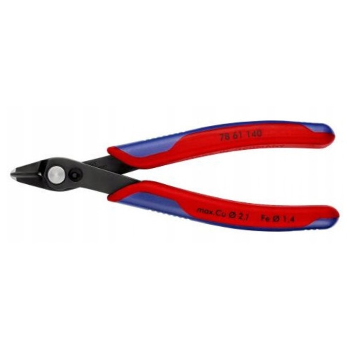 Knipex Super Knips XL vágófogó, fekete, 140x83x14mm