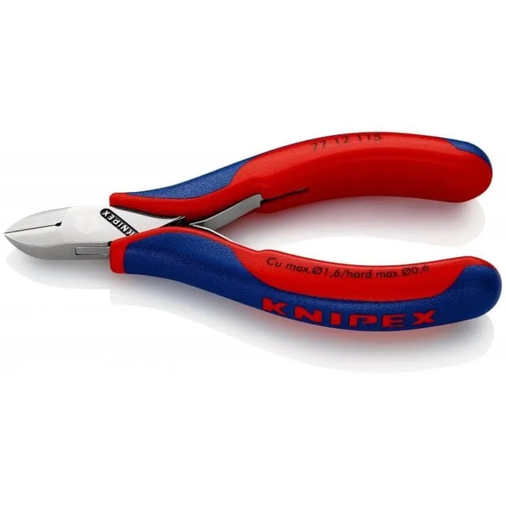 Клещи за странично рязане Knipex 77 12 115 прецизни 115мм хромирани