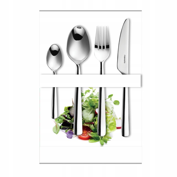 Fiskars Functional Form evőeszközkészlet, rozsdamentes acél, fényes felület, ezüst, 16 darab (4 személyes)