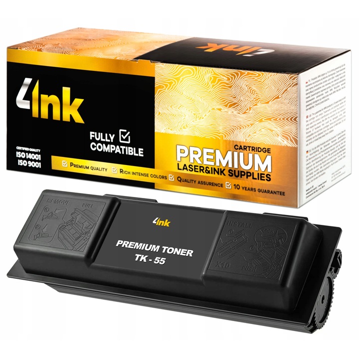 Toner 4INK TK-55, fekete, 15000 oldal, XL