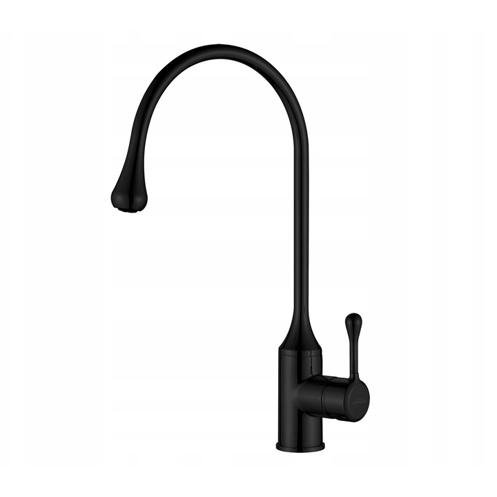 Baterie chiuveta Invena Pingo negru 40.7x24.4cm ceramica