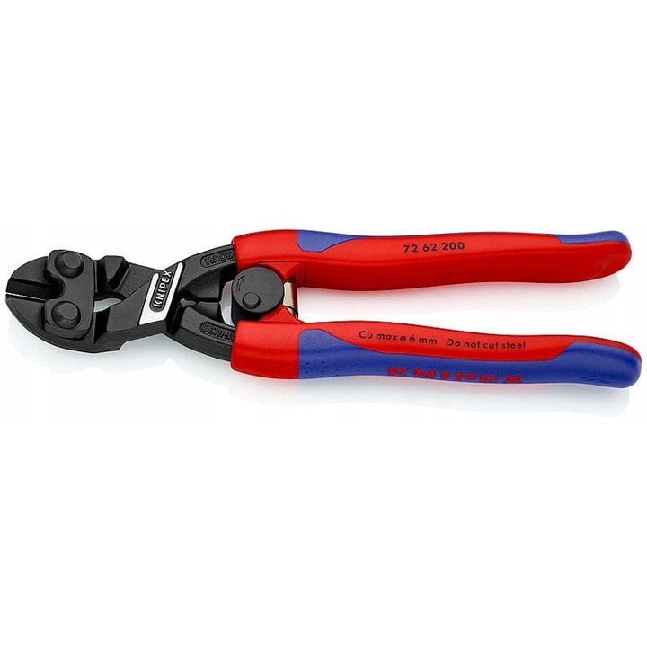 Foarfeca pentru sarma Knipex 72 62 200, 200mm, otel crom-vanadiu, 375g